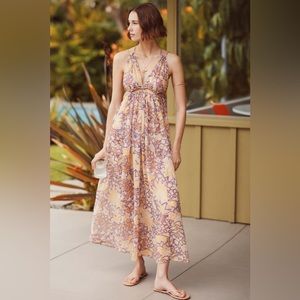 Anthropologie Cutout Maxi Dress Beach Coverup